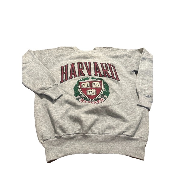20/20 Sport Other - Vintage 90s Harvard University College Emblem Graphic Grey Crewneck Size XL